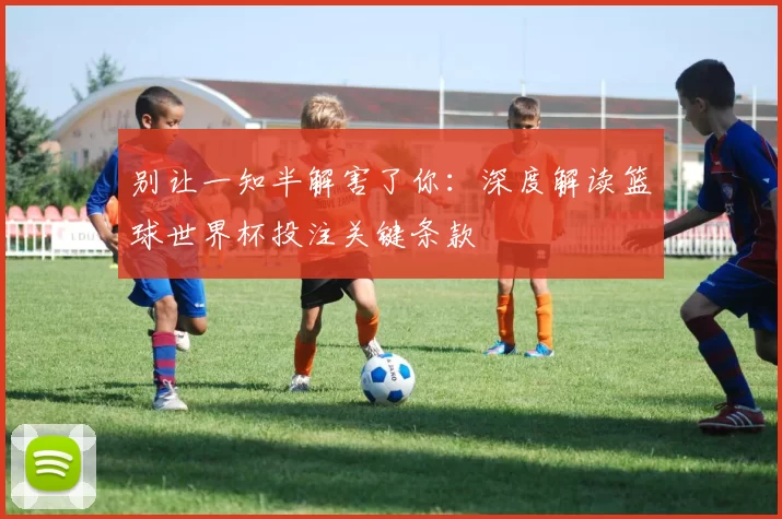 别让一知半解害了你:深度解读篮球世界杯投注关键条款